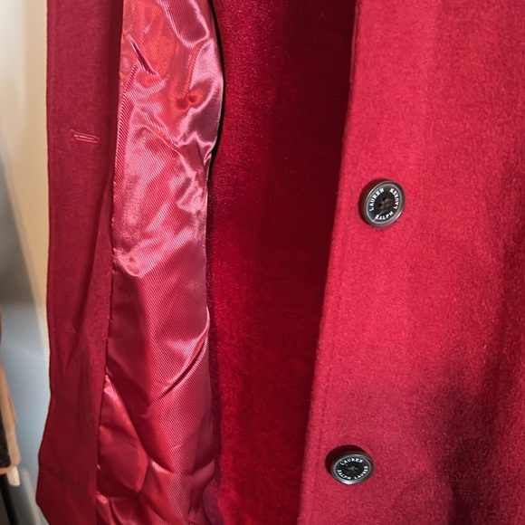 LAUREN RALPH LAUREN Black Label Women’s Coat NWT 64% Wool 26%Polyester10% Rayon - Picture 9 of 11